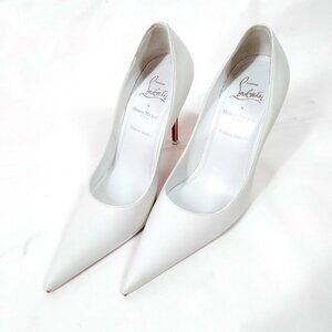 Christian Louboutin Pumps Women Whites Leather (calf) 350-081425